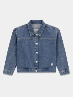 Guess Kids Kurtka przejściowa 183386 Niebieski Classic Fit