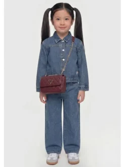 Guess Kids Kurtka przejściowa 183386 Niebieski Classic Fit