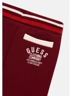 Guess Kids Spodnie materiałowe 184855 Czerwony Regular Fit