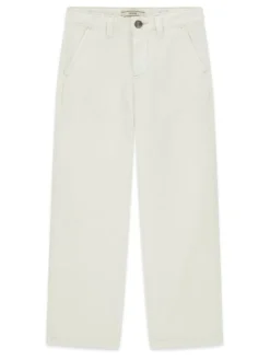 Guess Kids Spodnie materiałowe 181435 Beżowy Regular Fit