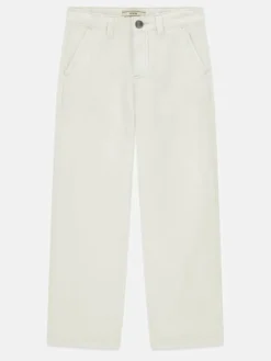 Guess Kids Spodnie materiałowe 181435 Beżowy Regular Fit