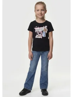 Guess Kids Spodnie materiałowe 183381 Niebieski Regular Fit