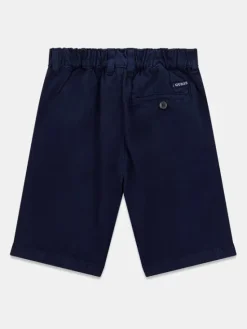 Guess Kids Spodnie materiałowe 172557 Niebieski Regular Fit