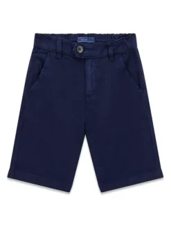 Guess Kids Spodnie materiałowe 172557 Niebieski Regular Fit
