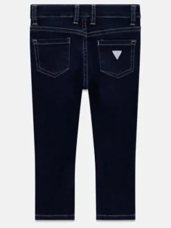 Guess Kids Spodnie materiałowe 183394 Niebieski Regular Fit