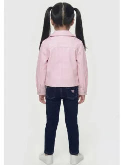 Guess Kids Spodnie materiałowe 183394 Niebieski Regular Fit