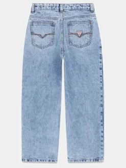 Guess Kids Spodnie materiałowe 183119 Niebieski Regular Fit
