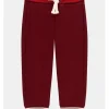 Guess Kids Spodnie materiałowe 184855 Czerwony Regular Fit