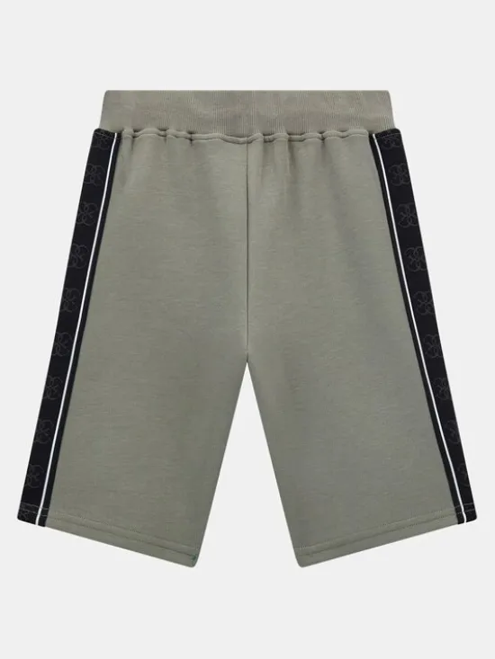 Guess Kids Spodnie materiałowe 173283 Zielony Regular Fit