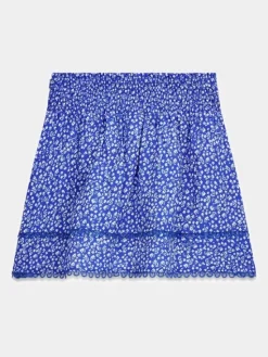 Guess Kids Spodnie materiałowe 181317 Niebieski Regular Fit