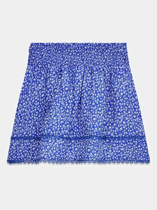 Guess Kids Spodnie materiałowe 181317 Niebieski Regular Fit