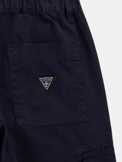 Guess Kids Spodnie materiałowe 174589 Niebieski Regular Fit