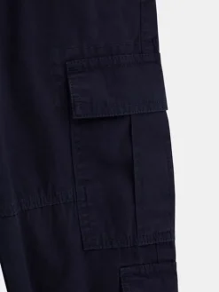 Guess Kids Spodnie materiałowe 174589 Niebieski Regular Fit