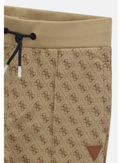 Guess Kids Spodnie materiałowe 184851 Beżowy Regular Fit