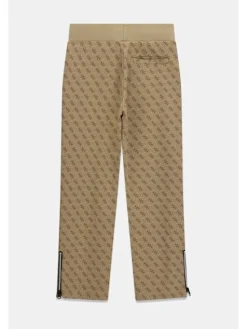 Guess Kids Spodnie materiałowe 184851 Beżowy Regular Fit
