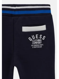 Guess Kids Spodnie materiałowe 184855 Niebieski Regular Fit
