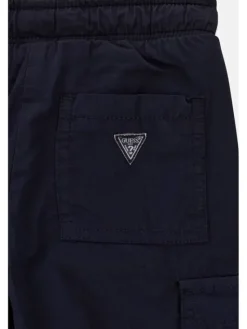 Guess Kids Spodnie materiałowe 181441 Niebieski Regular Fit