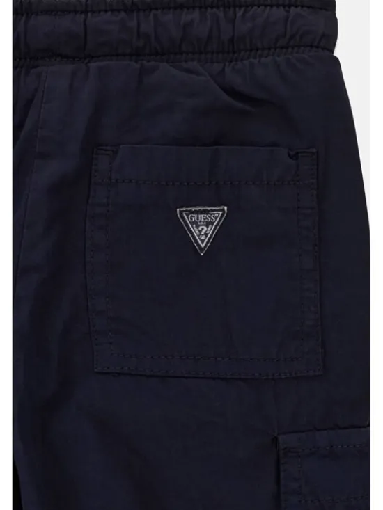 Guess Kids Spodnie materiałowe 181441 Niebieski Regular Fit