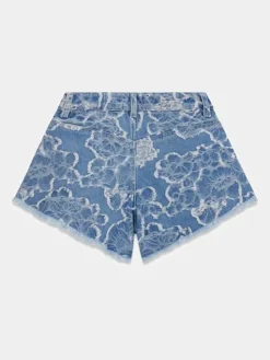 Guess Kids Spodnie materiałowe 181655 Niebieski Regular Fit