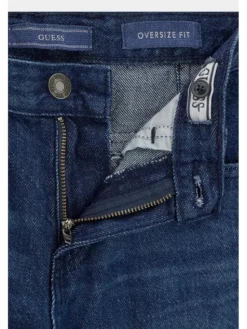 Guess Kids Spodnie materiałowe 184852 Niebieski Regular Fit