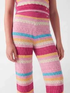 Guess Kids Spodnie materiałowe 182150 Kolorowy Regular Fit