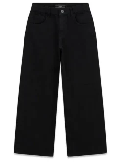 Guess Kids Spodnie materiałowe 183875 Czarny Regular Fit
