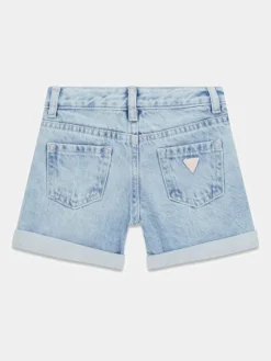 Guess Kids Spodnie materiałowe 181424 Niebieski Regular Fit