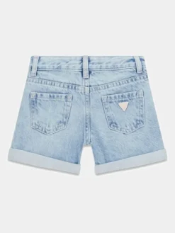 Guess Kids Spodnie materiałowe 181424 Niebieski Regular Fit