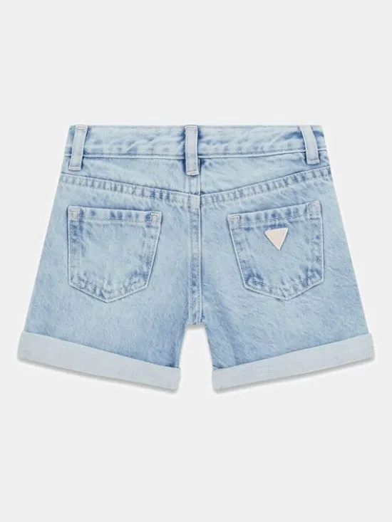Guess Kids Spodnie materiałowe 181424 Niebieski Regular Fit