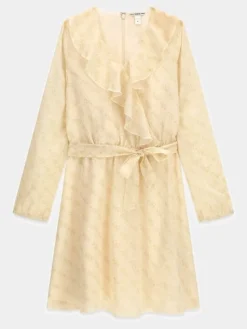 Guess Kids Sukienka codzienna 180834 Beżowy Classic Fit