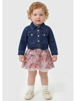 Guess Kids Sukienka codzienna 183319 Niebieski Classic Fit