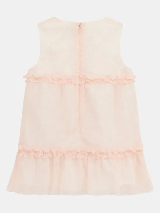 Guess Kids Sukienka codzienna 174033 Różowy Classic Fit