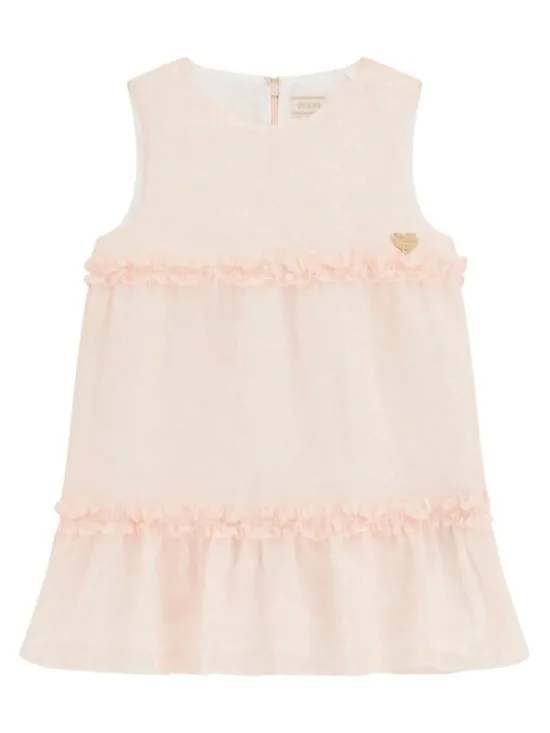 Guess Kids Sukienka codzienna 174033 Różowy Classic Fit
