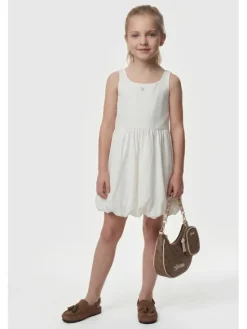 Guess Kids Sukienka codzienna 183383 Beżowy Classic Fit