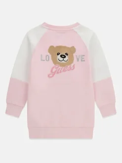 Guess Kids Sukienka codzienna 183613 Różowy Classic Fit
