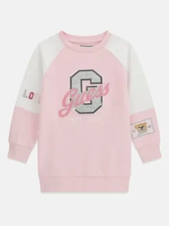 Guess Kids Sukienka codzienna 183613 Różowy Classic Fit