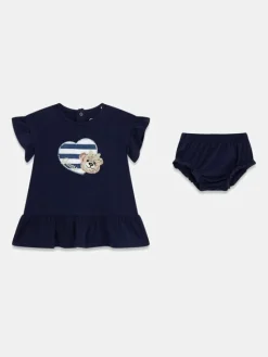 Guess Kids Sukienka codzienna 181325 Niebieski Classic Fit