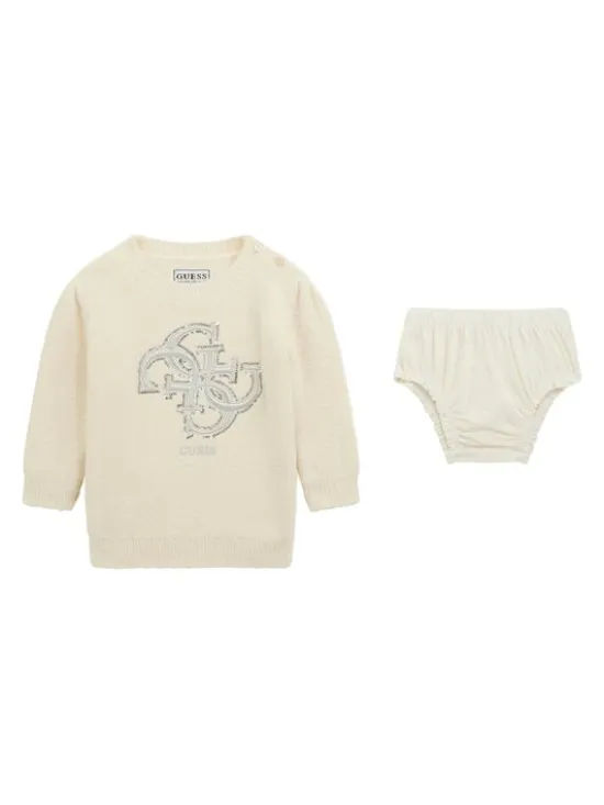 Guess Kids Sukienka codzienna 179103 Biały Classic Fit
