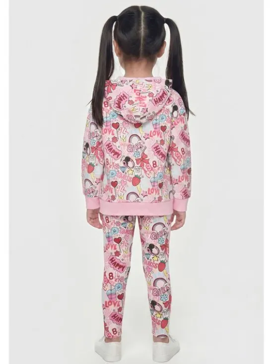 Guess Kids Sukienka codzienna 183735 Kolorowy Classic Fit