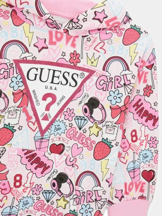 Guess Kids Sukienka codzienna 183735 Kolorowy Classic Fit