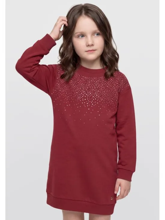 Guess Kids Sukienka codzienna 184586 Czerwony Classic Fit