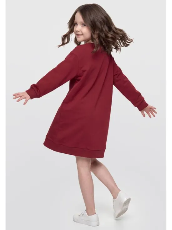 Guess Kids Sukienka codzienna 184586 Czerwony Classic Fit