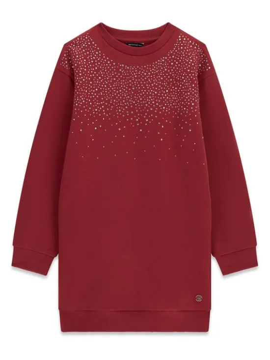 Guess Kids Sukienka codzienna 184586 Czerwony Classic Fit