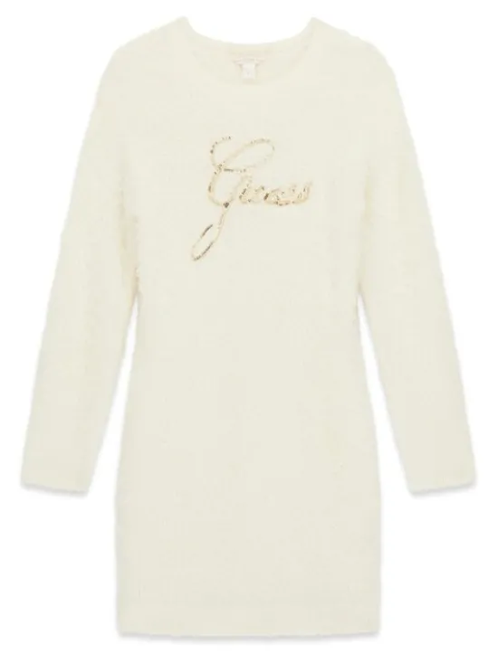 Guess Kids Sukienka codzienna 184382 Biały Classic Fit