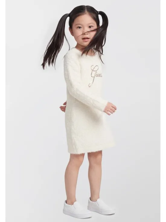Guess Kids Sukienka codzienna 184382 Biały Classic Fit