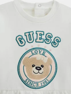 Guess Kids Sukienka codzienna 183605 Beżowy Classic Fit