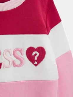 Guess Kids Sukienka codzienna 183706 Różowy Classic Fit