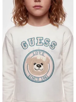Guess Kids Sukienka codzienna 183734 Beżowy Classic Fit