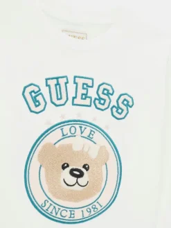 Guess Kids Sukienka codzienna 183734 Beżowy Classic Fit