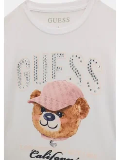 Guess Kids Tank top 184848 Biały Classic Fit